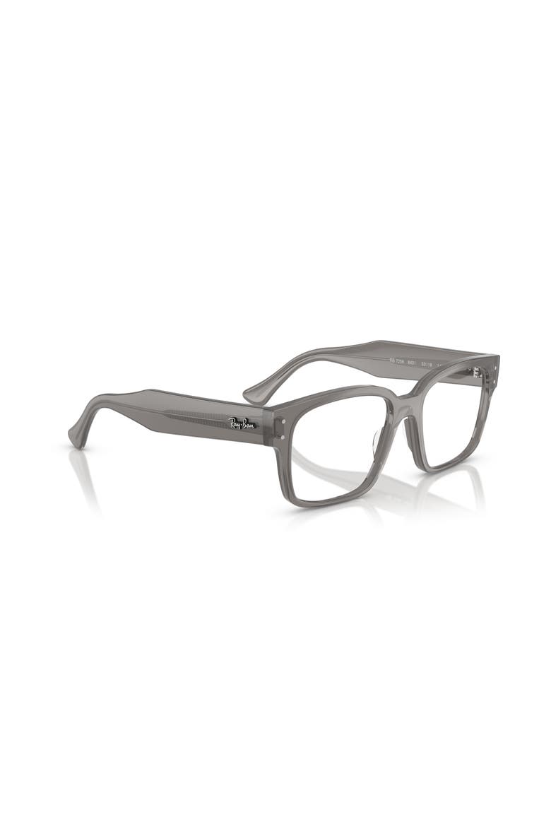 53mm Square optical glasses, Alternate, color, Grey