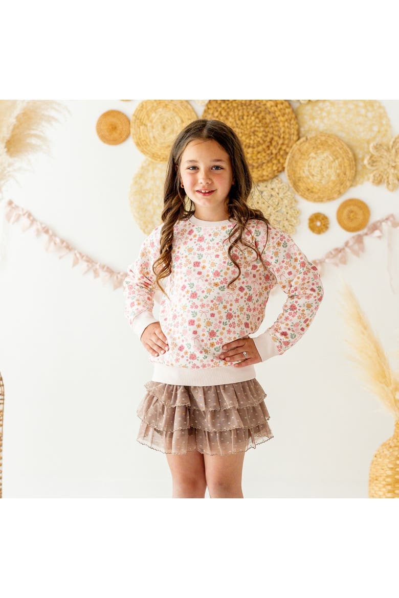 Coco Ruffle Tutu Skirt, Alternate, color, Brown