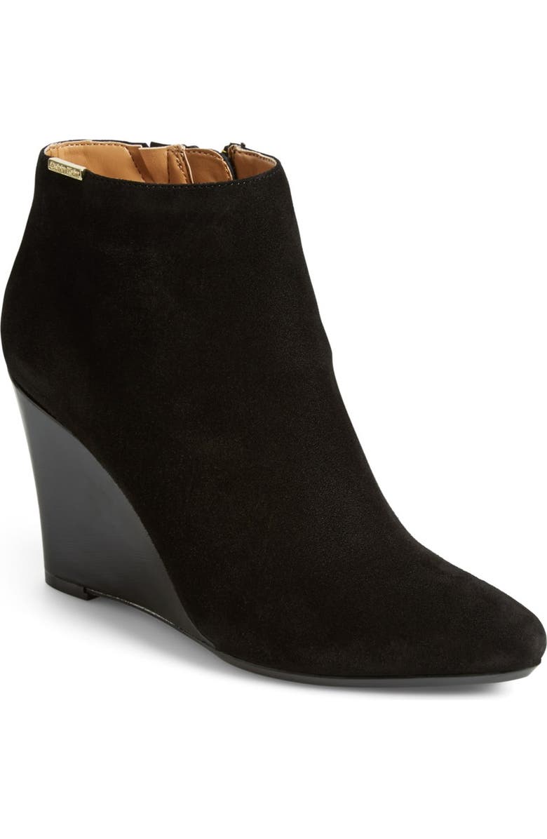 Calvin Klein 'Charlaine' Wedge Bootie, Main, color,