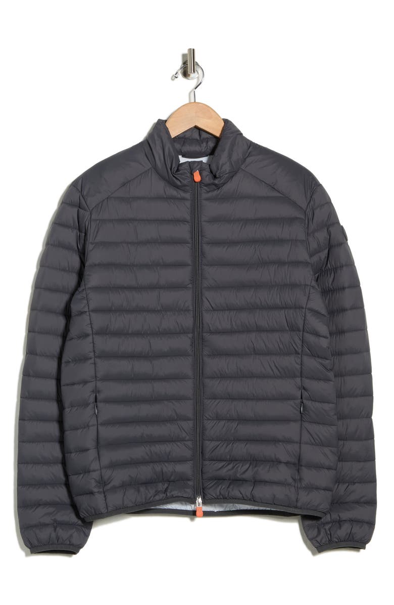 Save The Duck Alessandro Water Resistant Puffer Jacket, Alternate, color, Storm Grey