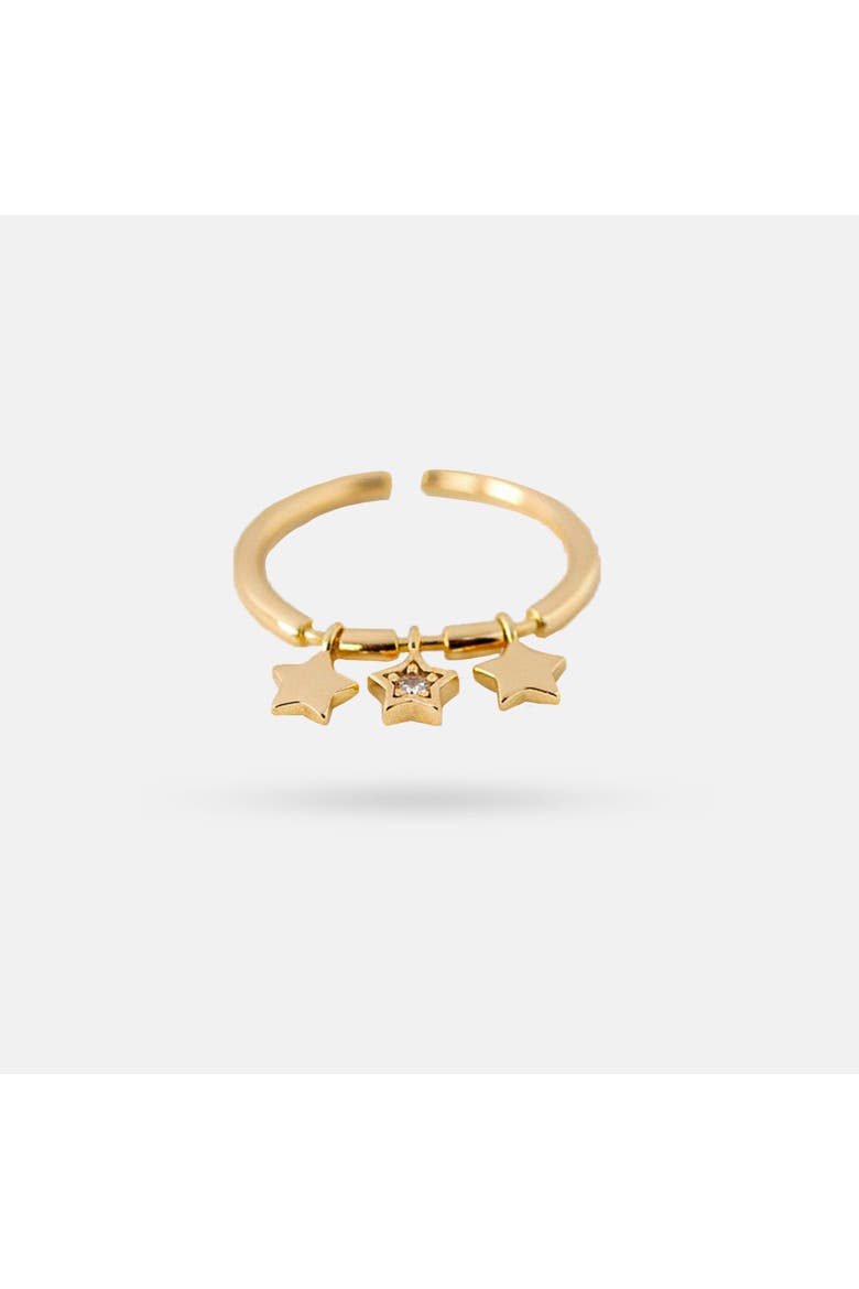 The Astor Starlight Charm Ring, Alternate, color, Gold