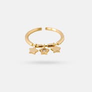 Ivy & Pearl Co. The Astor Starlight Charm Ring