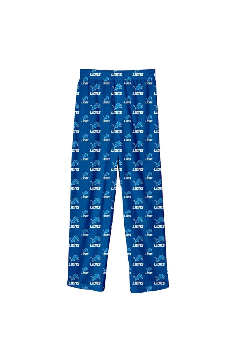 Outerstuff Youth Blue Detroit Lions Team Color Printed Pajama Pants, Alternate, color, Blue