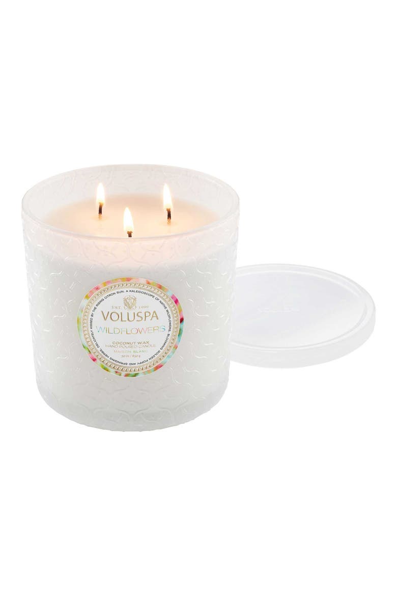 Wildflowers Boxed Luxe Candle, Main, color, WILDFLOWERS