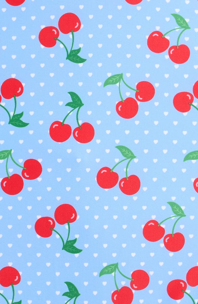 Ava & Yelly Kids' Cutout One-Piece Swimsuit, Alternate, color, Blue