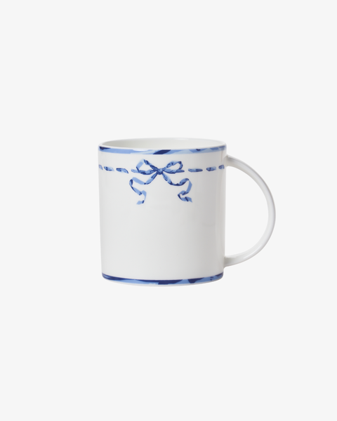 Ribbon Blue Mug Set of 2