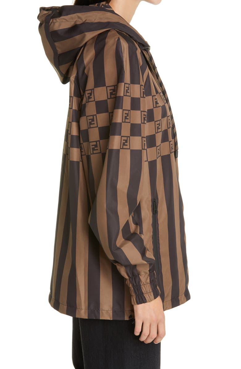 Fendi FF Logo Reversible Jacket, Alternate, color,