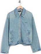 PURPLE BRAND Full Zip Denim Jacket