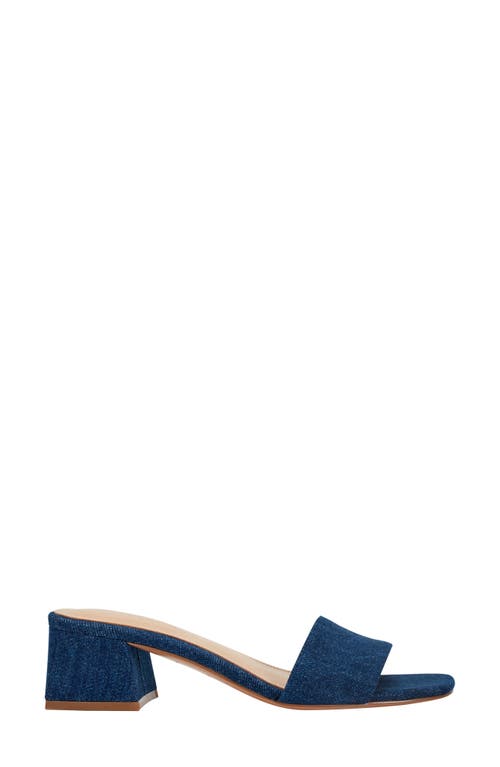 Marc Fisher Ltd Olysa Slide Sandal In Blue
