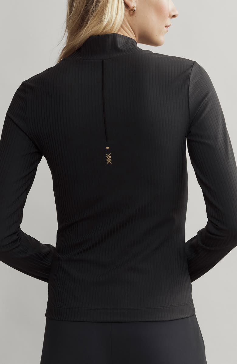 Rhone Modern Rib Mock Neck Knit Top, Alternate, color, 