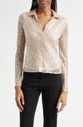 Veronica Beard Meryl Sequin Top
