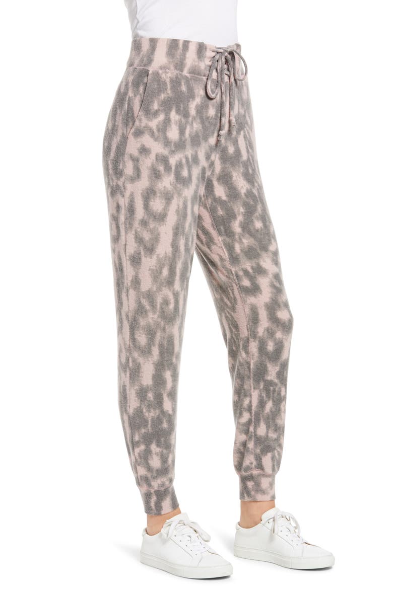 Leopard Print Joggers, Alternate, color, SOFT N EASY