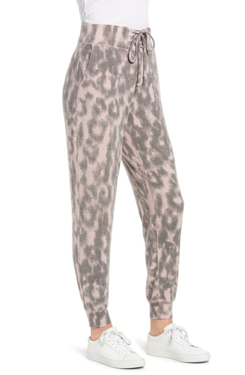BLANKNYC Leopard Print Joggers, Alternate, color, 