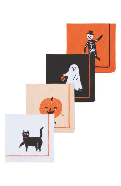 Boo Crew Set of 4 Cocktail Napkins