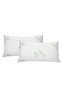 J AND V TEXTILES 2-Pack Memory Foam Pillows