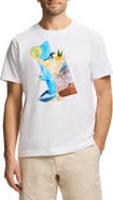 Robert Graham Beach Martini Knit Graphic T-Shirt
