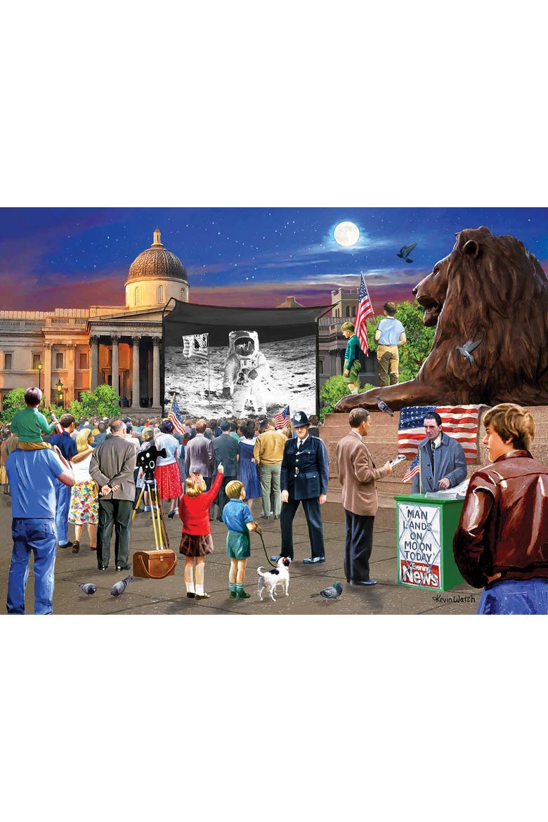 Moon Landing 1969 1000 piece Jigsaw Puzzle for Adults, Alternate, color, Multicolor