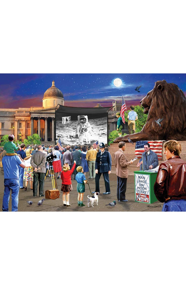 Sunsout Moon Landing 1969 1000 piece Jigsaw Puzzle for Adults, Alternate, color, Multicolor