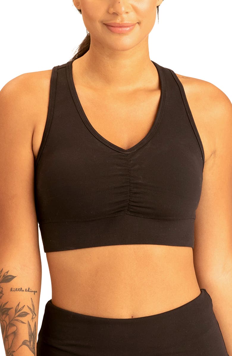 Threads 4 Thought Alanna Racerback Sports Bra, Main, color,