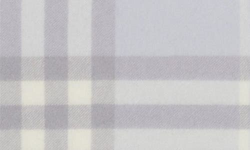 Burberry Womens Mist Check-print Cashmere Scarf In Gray