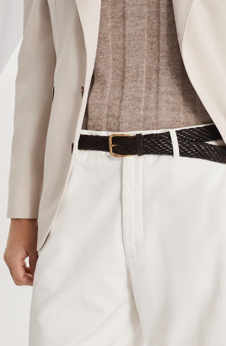 Brunello Cucinelli Calfskin belt, Alternate, color, 