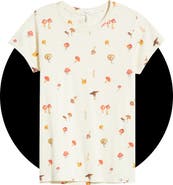 rag & bone Allover Mushroom Cotton Graphic T-Shirt