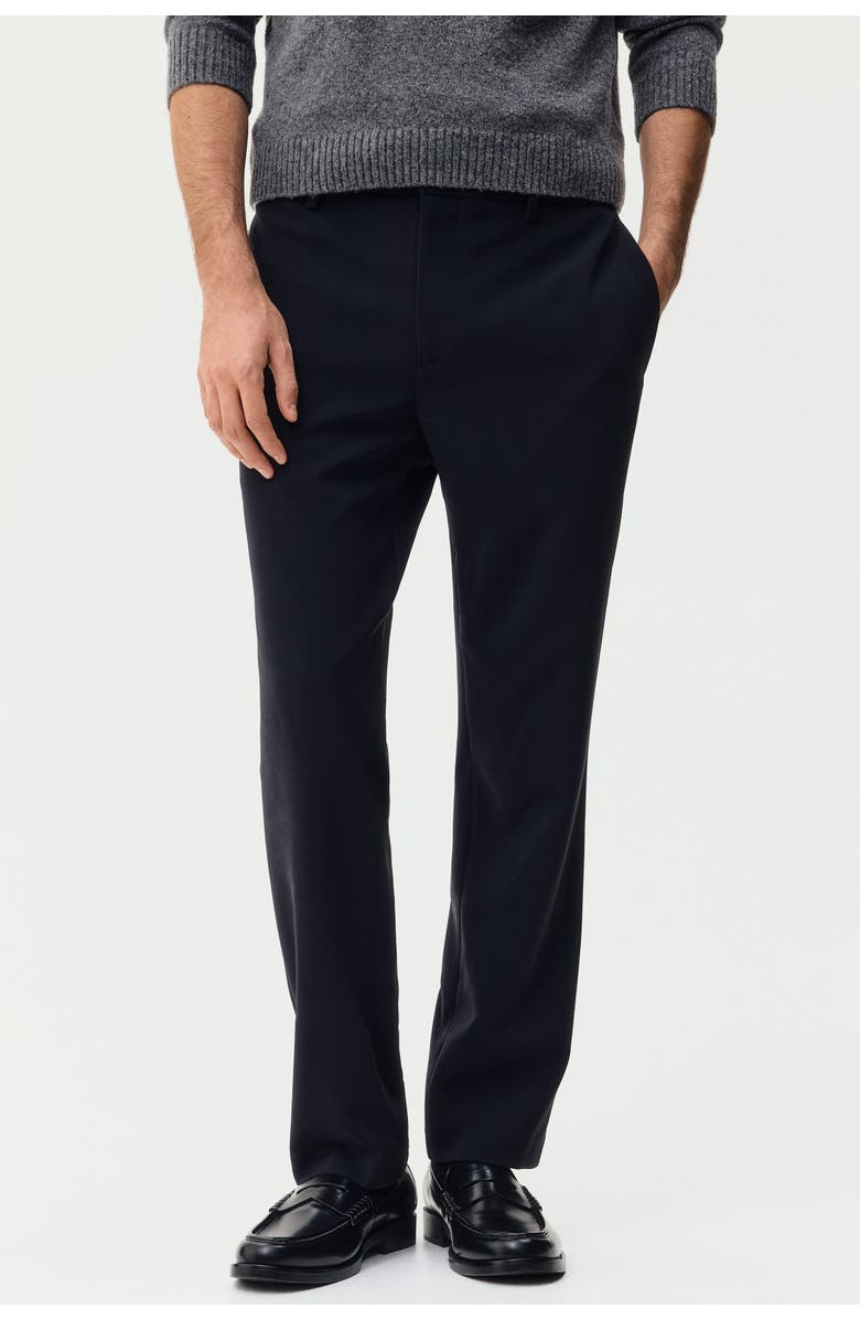 H&M Slim Fit Tailored Trousers, Alternate, color, Navy Blue