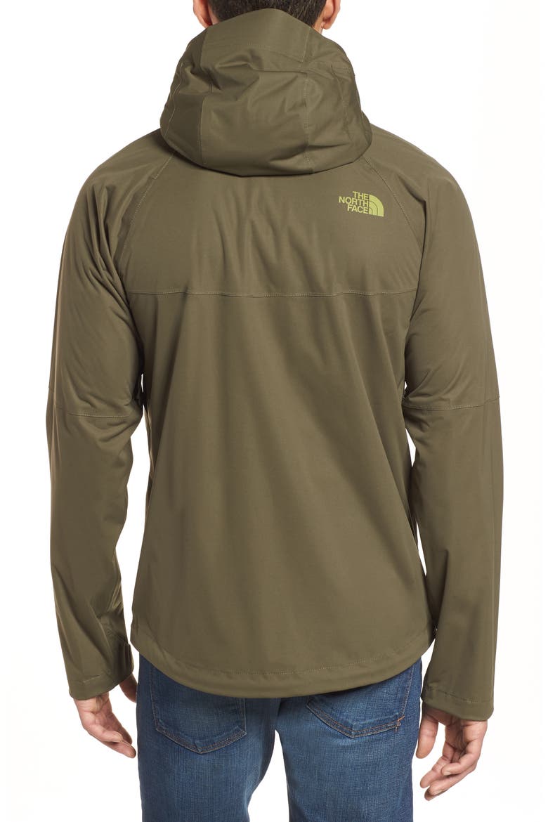 Allproof Stretch Hooded Rain Jacket, Alternate, color, GRAPE LEAF