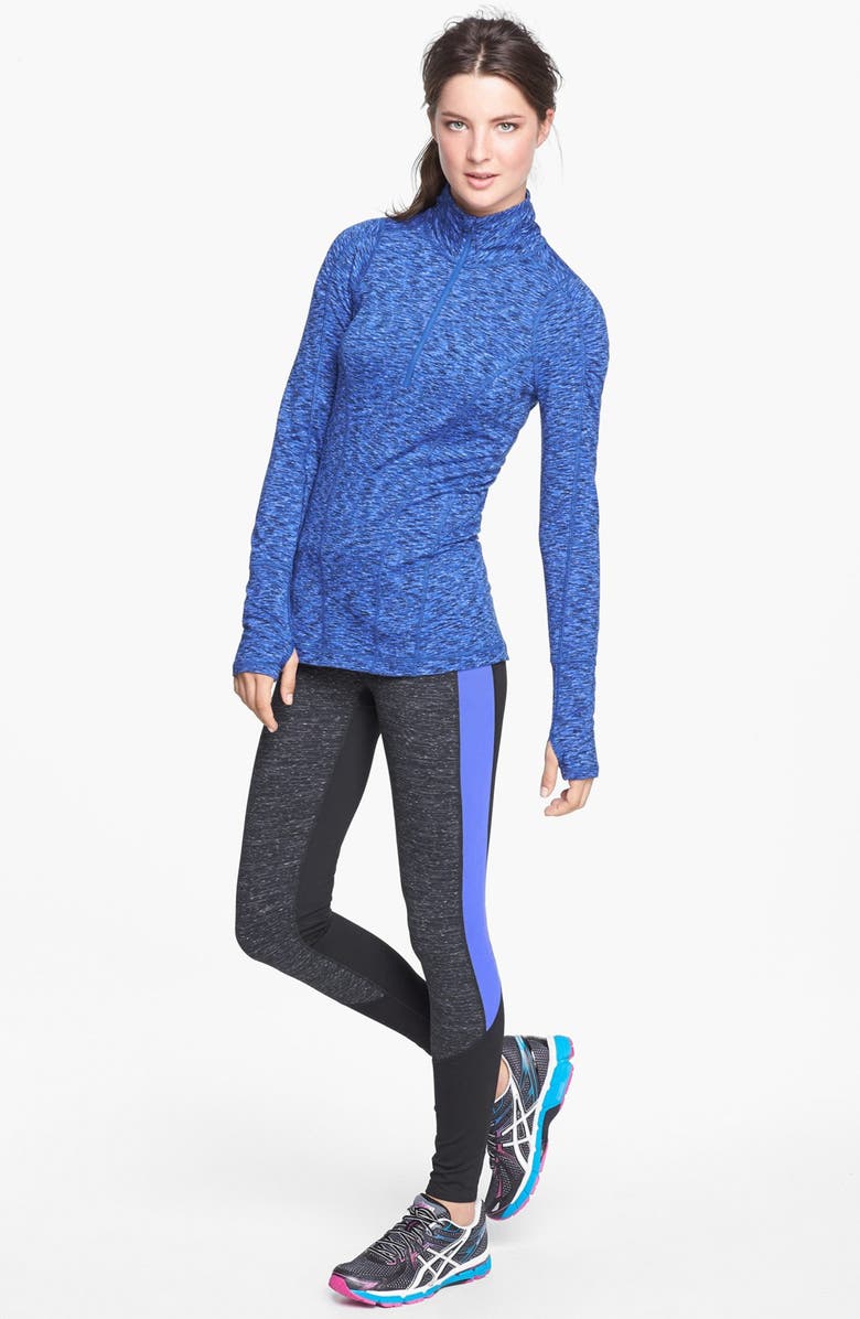 Zella 'Live In - Triple Blocked' Space Dye Leggings, Alternate, color, 