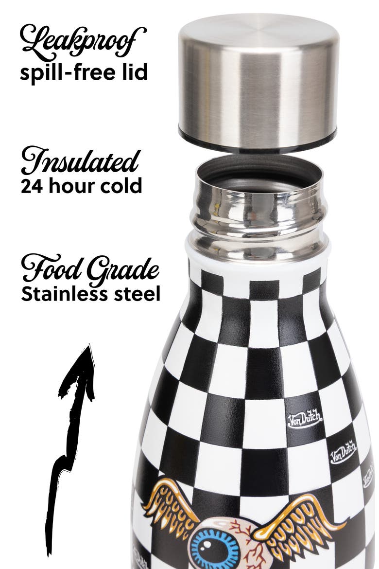 BPA Free 24oz Hydration Stainless Steel Bottle, Alternate, color, Vision Board