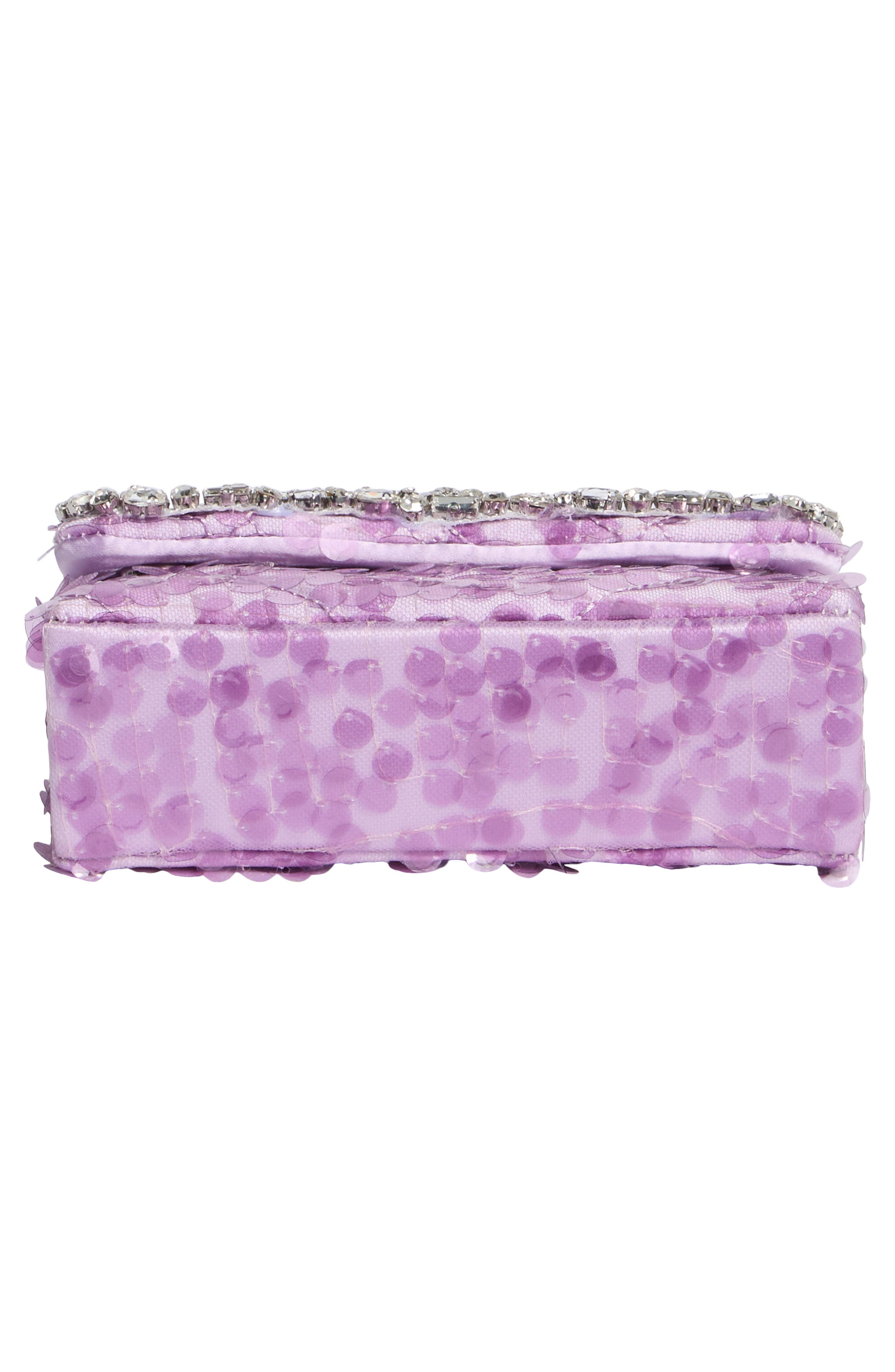 Kurt Geiger London Kensington Embellished Crossbody Bag, Alternate, color, Light/ Pastel Purple