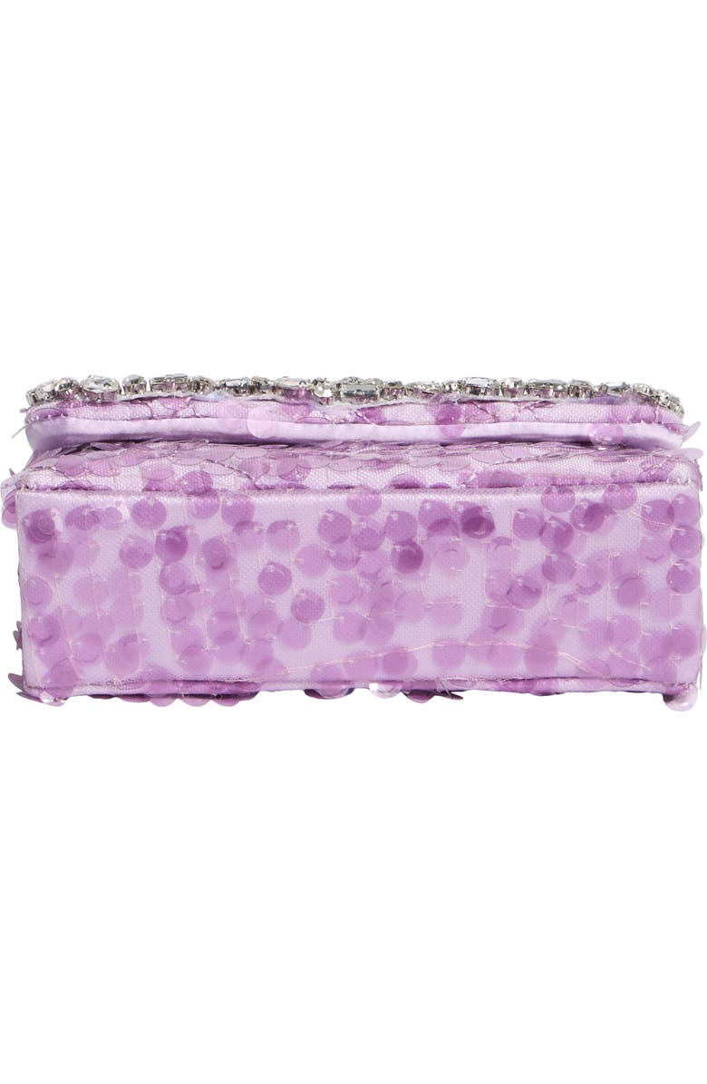 Kurt Geiger London Kensington Embellished Crossbody Bag, Alternate, color, Light/ Pastel Purple