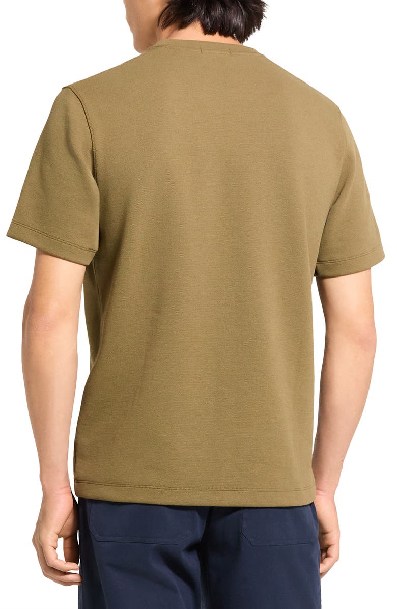 Theory Delroy Double Piqué Crewneck T-Shirt, Alternate, color, Duffle