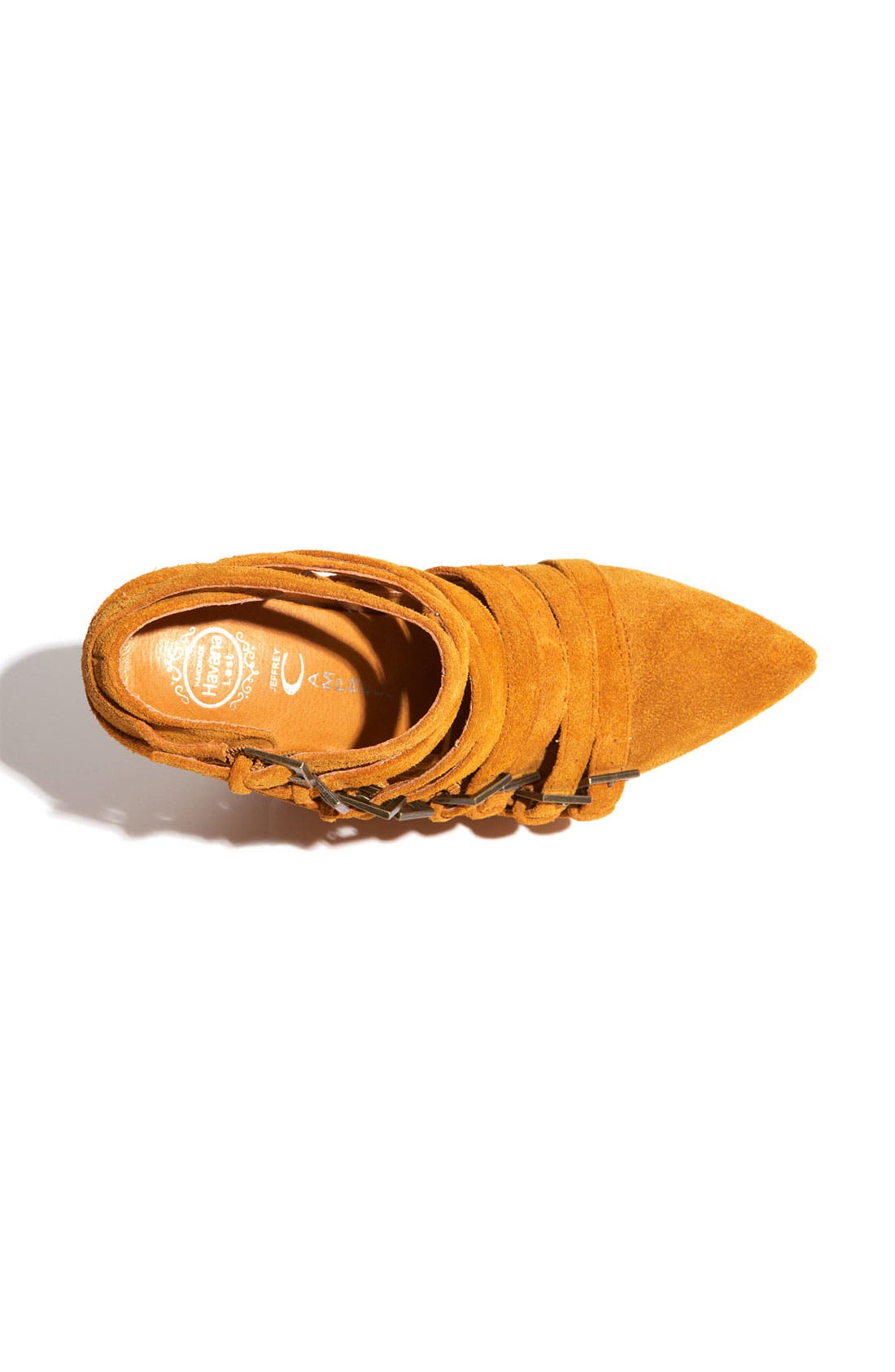 'Zip-2' Wedge Bootie, Alternate, color, MUSTARD