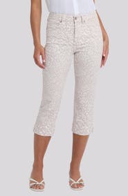 NYDJ Marilyn Split Cuff Crop Capri Jeans