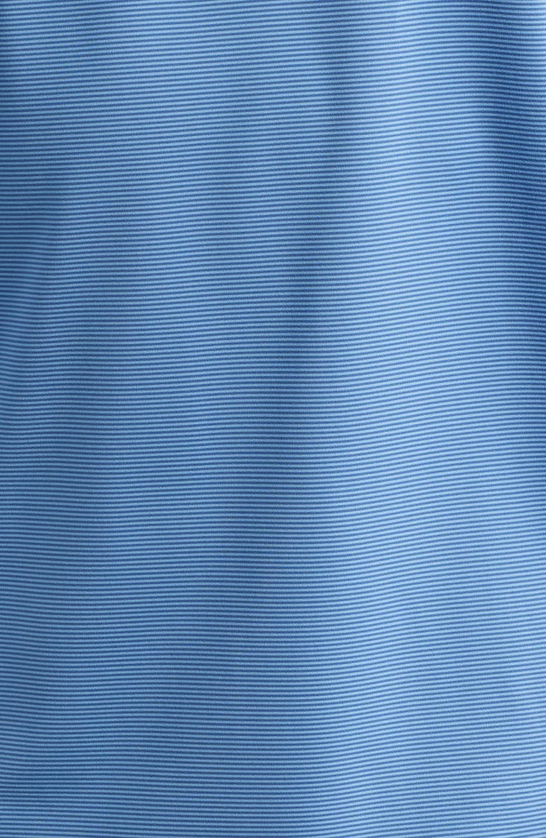 Peter Millar Jubilee Stripe Long Sleeve Performance Golf Polo, Alternate, color, Windsor Blue / Bluebird
