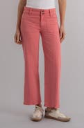 KUT from the Kloth Patch Pocket High Waist Ankle Wide Leg Jeans