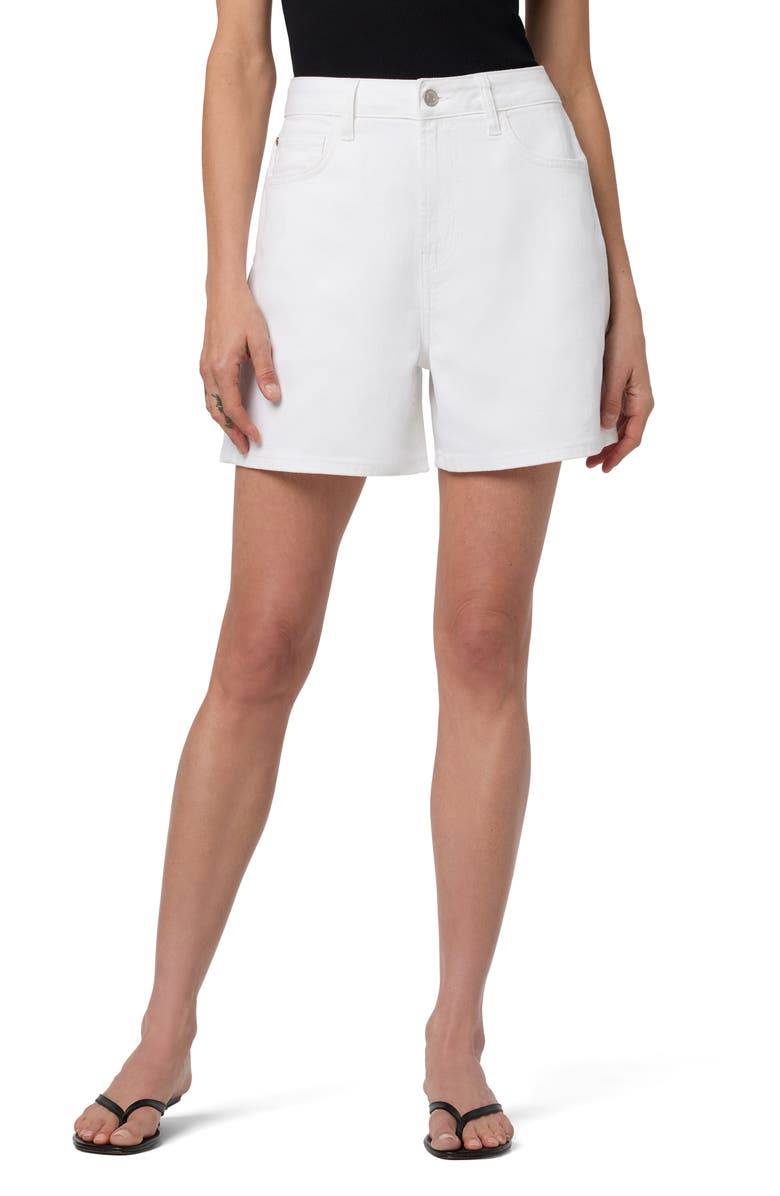 Hudson Jeans Relaxed Fit Shorts, Main, color, White