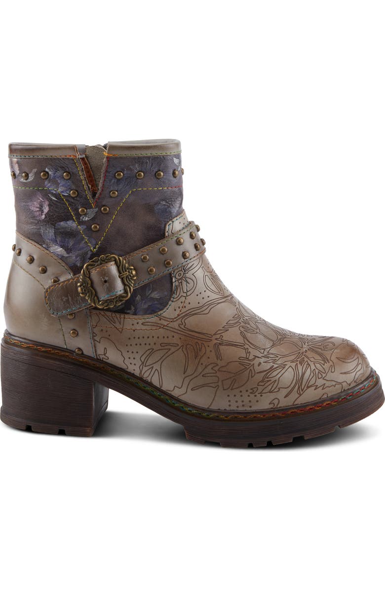 L'Artiste by Spring Step Branchout Platform Bootie, Alternate, color, Grey Multi