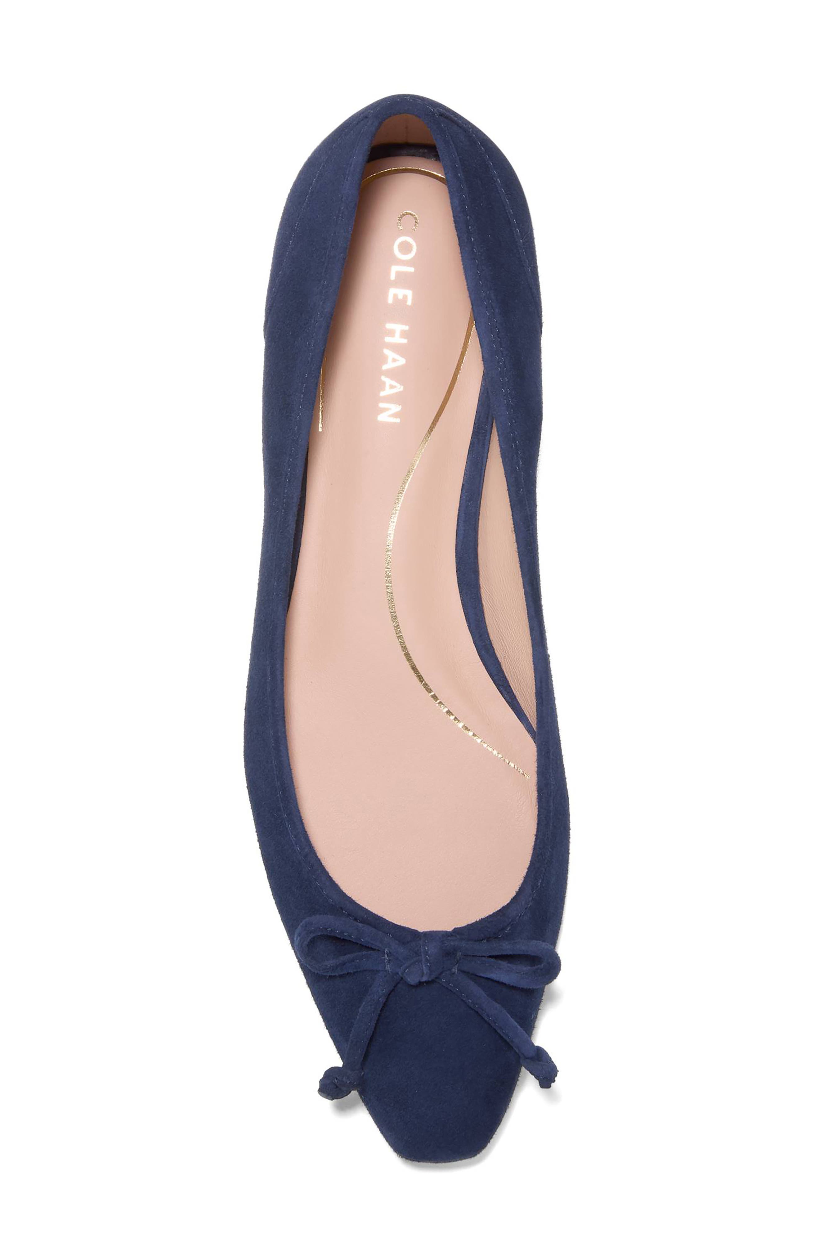 Cole Haan Paget Ballet Flat, Alternate, color, Ch Midnight Moon Suede