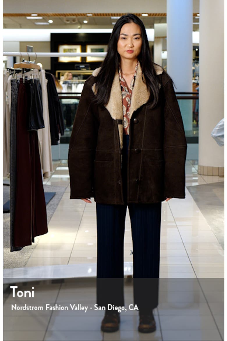 Veda Luca Shearling Jacket video