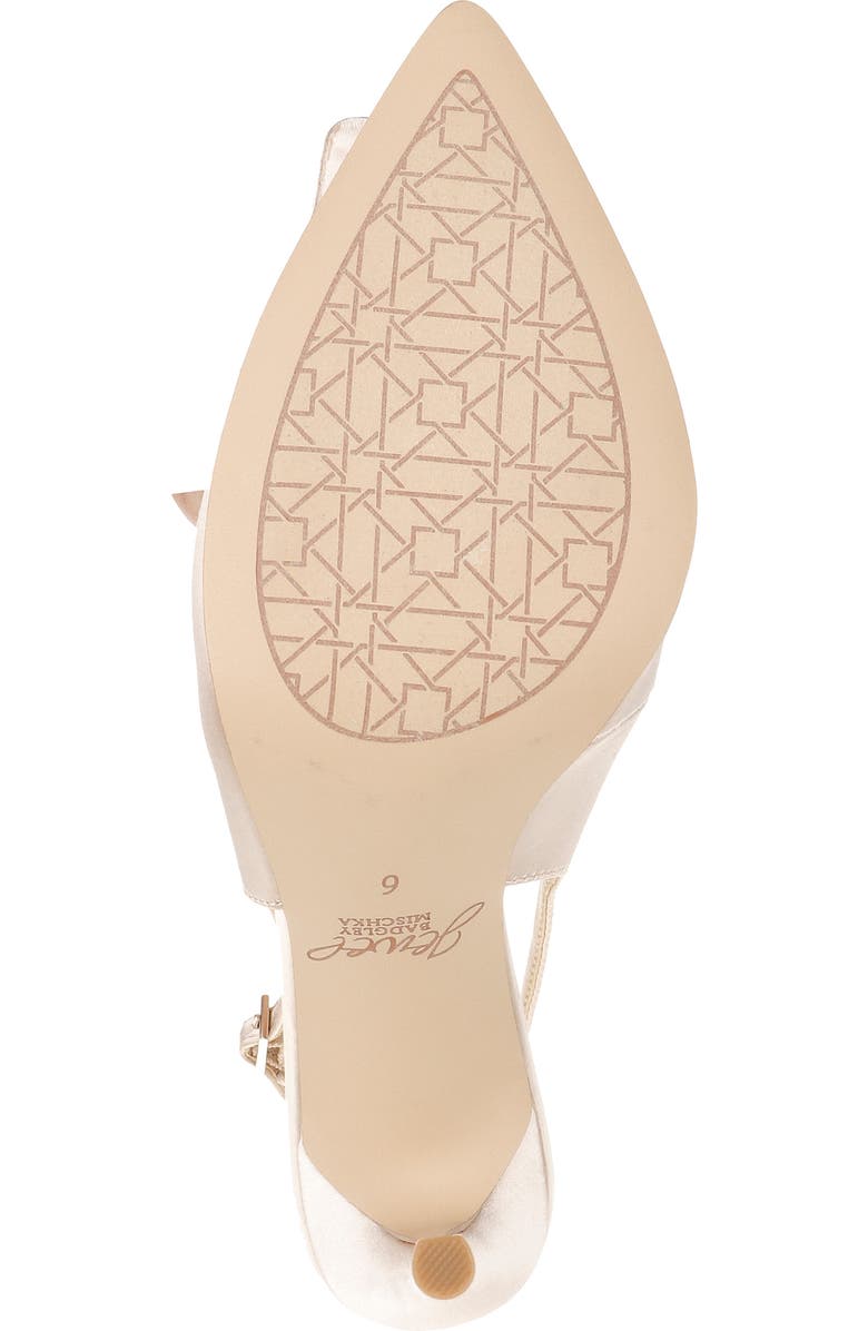 Jewel Badgley Mischka Lisbet Pointed Toe Slingback Pump, Alternate, color,