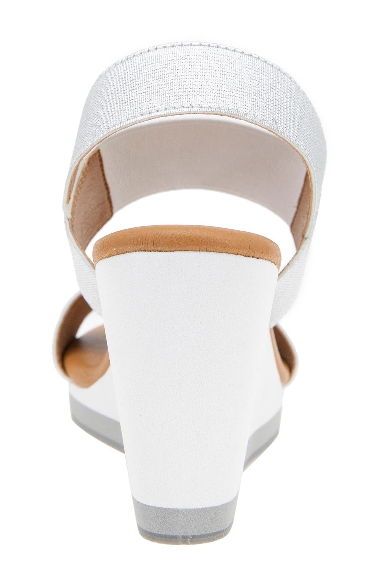André Assous Nikola Slingback Wedge Sandal, Alternate, color, 