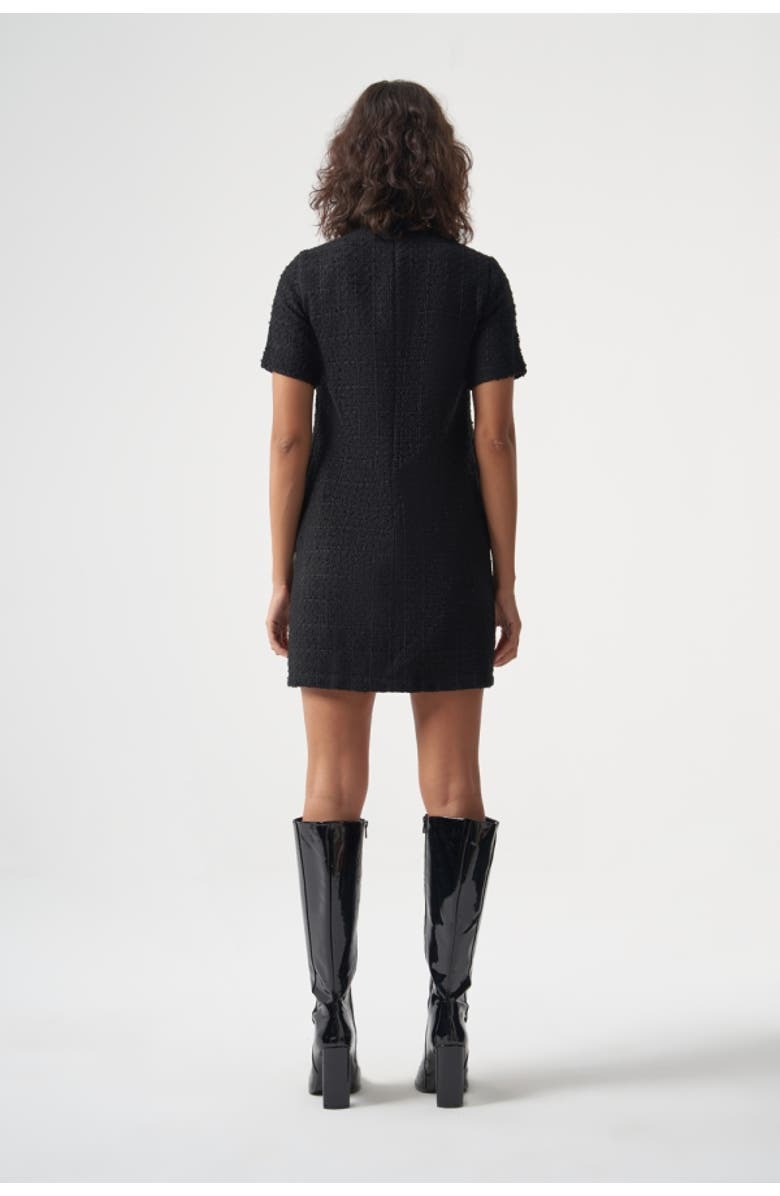 Mizalle Tvit Stone Dress, Alternate, color, Black