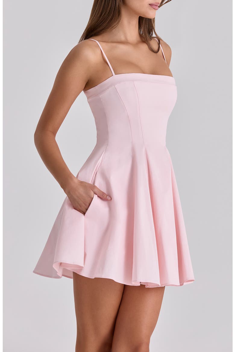 Dolly Fit & Flare Minidress, Alternate, color, PINK