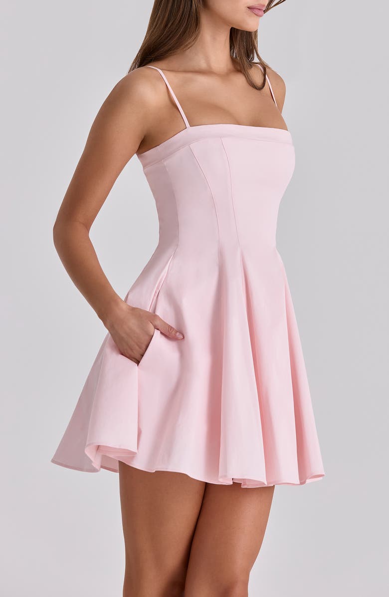 HOUSE OF CB Dolly Fit & Flare Minidress, Alternate, color, Pink