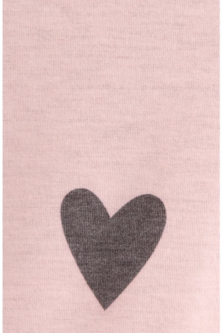 Star Seeker Brushed Jersey Pajamas, Alternate, color, DUSTY HEARTS