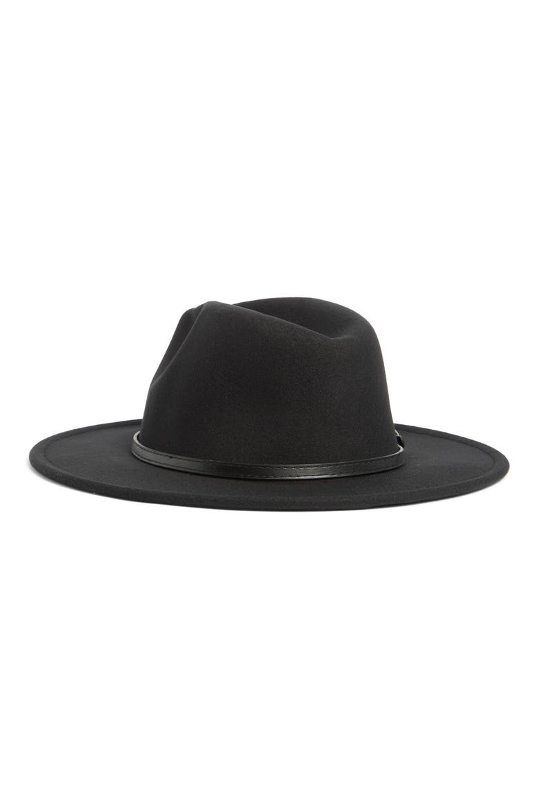 Felt Panama Hat, Alternate, color, BLACK