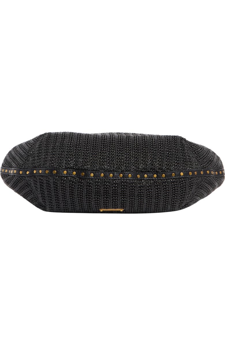Rebecca Minkoff Darren Crescent Hobo Bag, Alternate, color, Black