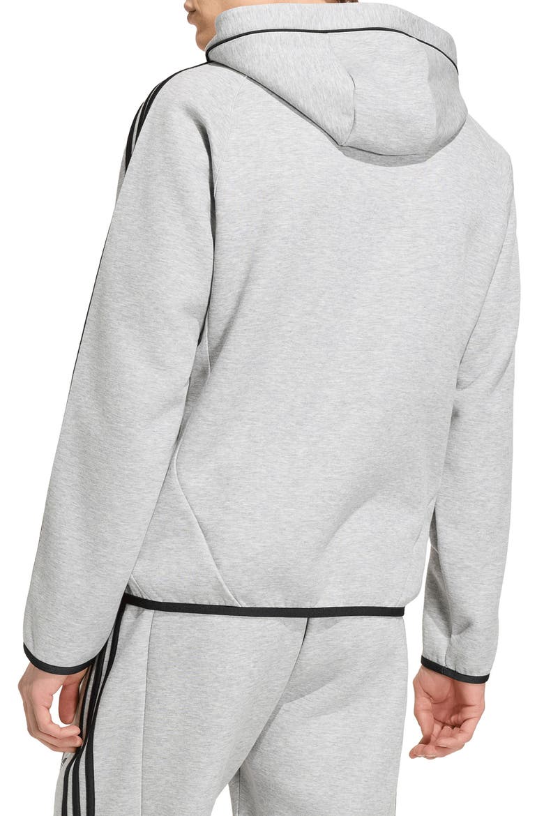 Spacer Full Zip Hoodie, Alternate, color, MEDIUM GREY HEATHER